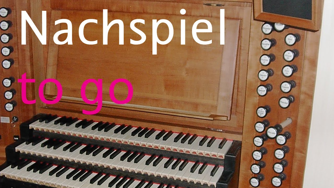 Nachspiel to go - J. G. Walther, Choralvorspiel "Mir nach", spricht Christus