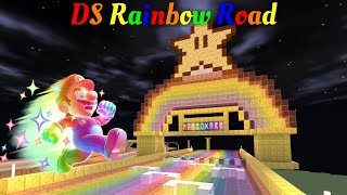 DS Rainbow Road Minecraft Mario Kart