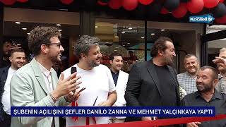 MasterChef Tahsin yeni 'Fanburger' şubesini İzmit'te tanınmış isimlerle açtı Resimi