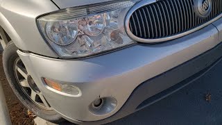Changing headlight bulb on a 2004-2007 Buick Rainer