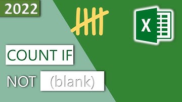 Excel COUNTIF not blank ✅ in 1 MINUTE