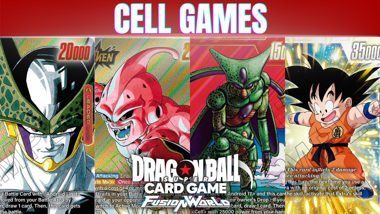 dragon ball super card game cell deck Cell - FB02-084 - Blazing Aura