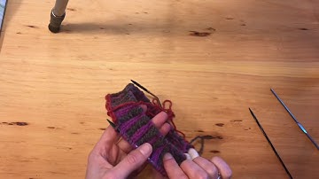 Unzipping a Provisional Cast on Knitting Tutorial