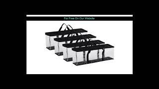 Slide Fasmov Set of 4 DVD Storage Bags Hold up to 160 DVDs (40 Each Bag)