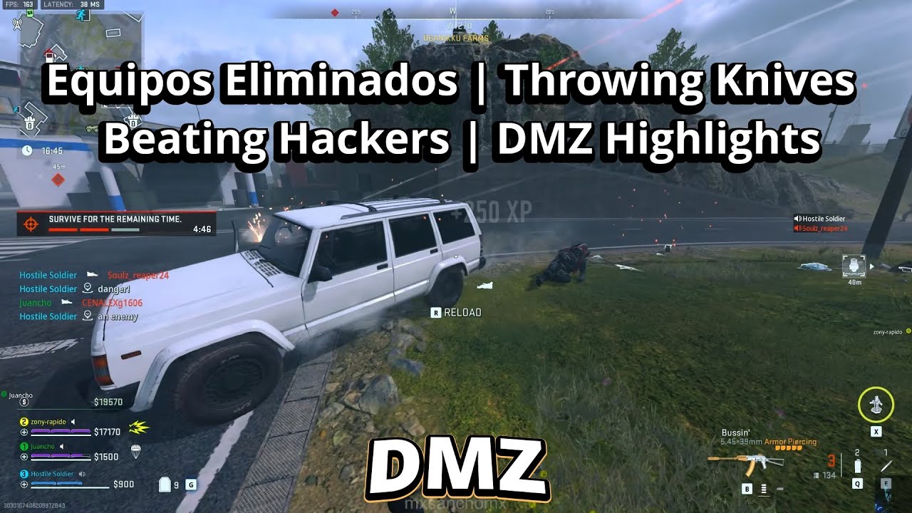 Equipos Eliminados Throwing Knives Fighting Hackers  DMZ Highlights