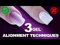 Stop aligning nails like that  let me teach you  3 gel alignment techniques  gel brushes