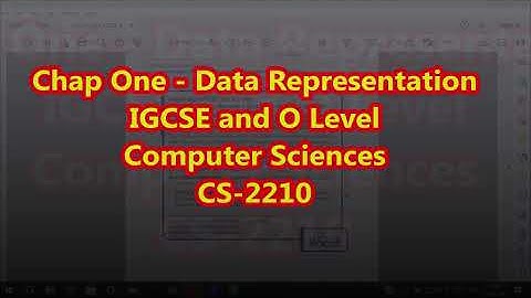 O Level | Chap 1 | Data Representation | Number systems | Text,Sound, Images | Storage, Compression