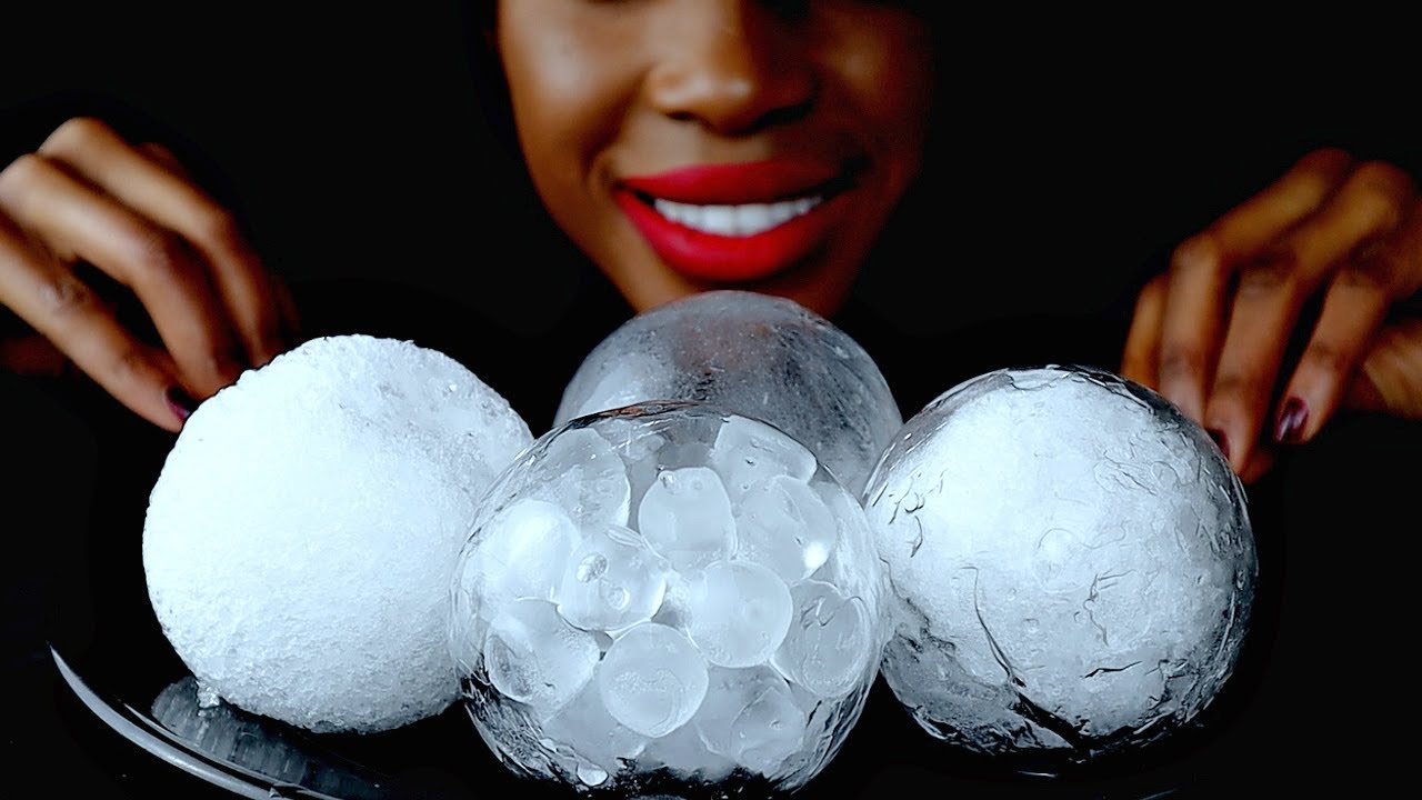 Ice Mukbang Satisfying Crunchy Sounds Ice Eating ASMR | *Xtra Crunchy ...