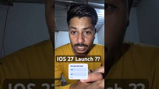Apple iOS 27 Launch 🚀 New Siri AI & Amazing Features Revealed! 😍 #ytshorts