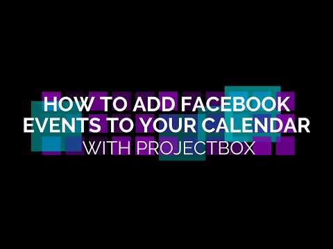 Cara menambahkan acara Facebook ke kalender