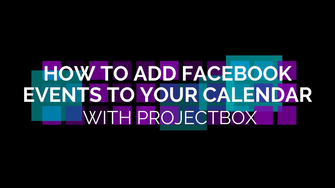 How to add Facebook events to your calendar YouTube