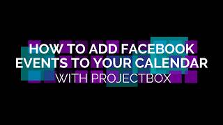 How to add Facebook events to your calendar