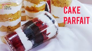 How to make easy CAKE PARFAIT or Cake in a jar/cup. #oluchiimoh #cakebusiness #Cakeparfait