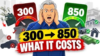 Your Life at Every Credit Score From 300 to 850 (What It Actually Costs You)