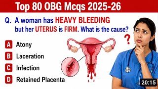 Top 40 OBG Nursing MCQs 2025-26 |NCLEX, NORCET, AIIMS & RRB Staff Nurse Questions @Nurseadda
