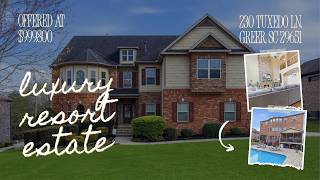 Luxury 5 Bed Home with Pool near Five Forks Greer SC | 230 Tuxedo Ln