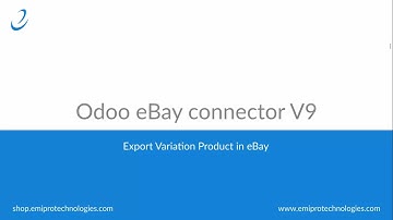 Odoo eBay Connector Part-2 | Export Variation Product in eBay