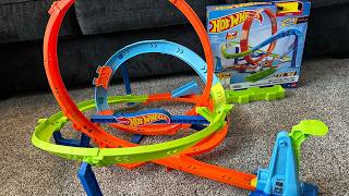 Hot Wheels Action Loop Cyclone Challenge Track Set - Unboxing, Demonstration, and Review
