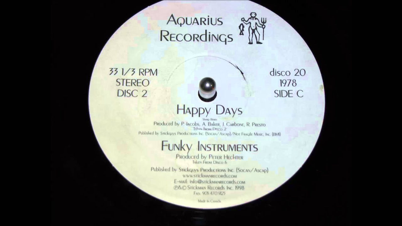 aquarius recordings funky instruments 1998
