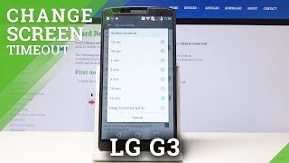 How to Change Screen Timeout in LG G3 - Lock Screen Timeout screenshot 5