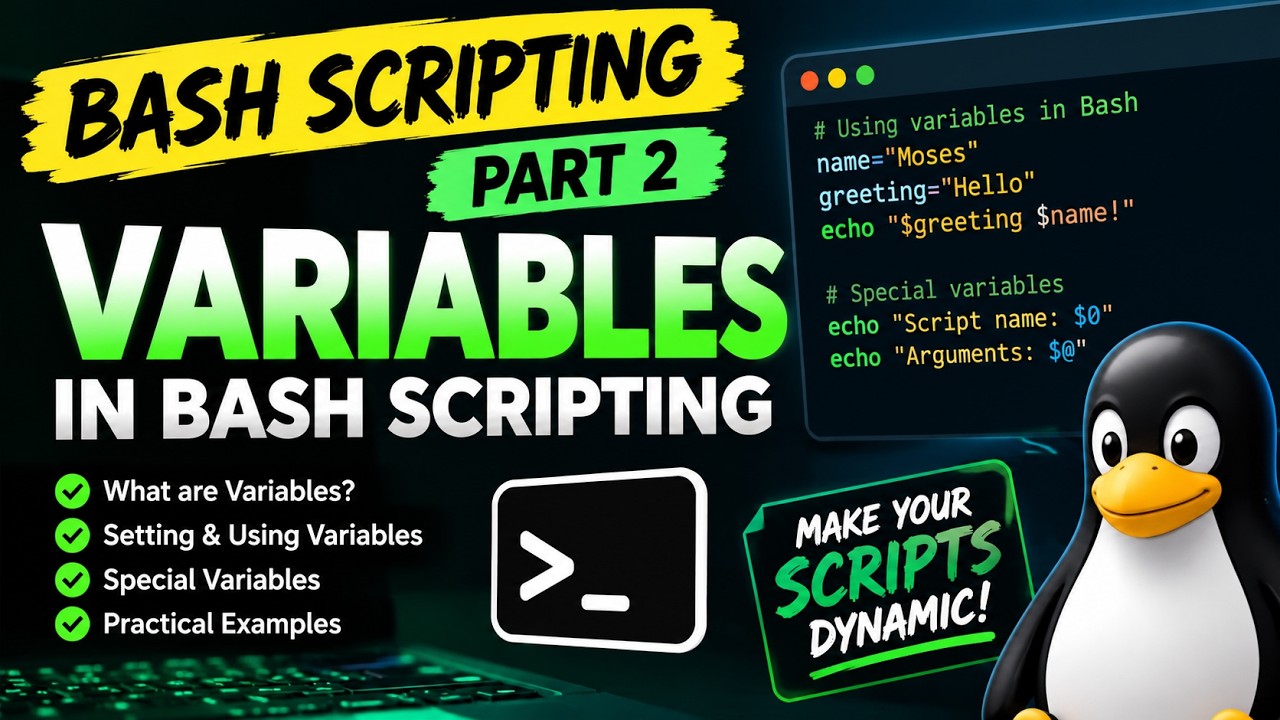 Bash Scripting Part 2: Variables Explained for Beginners | Linux ...