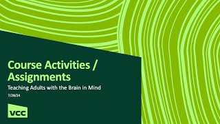 PIPD 3300 Course Activities
