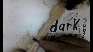 carving one long spoon