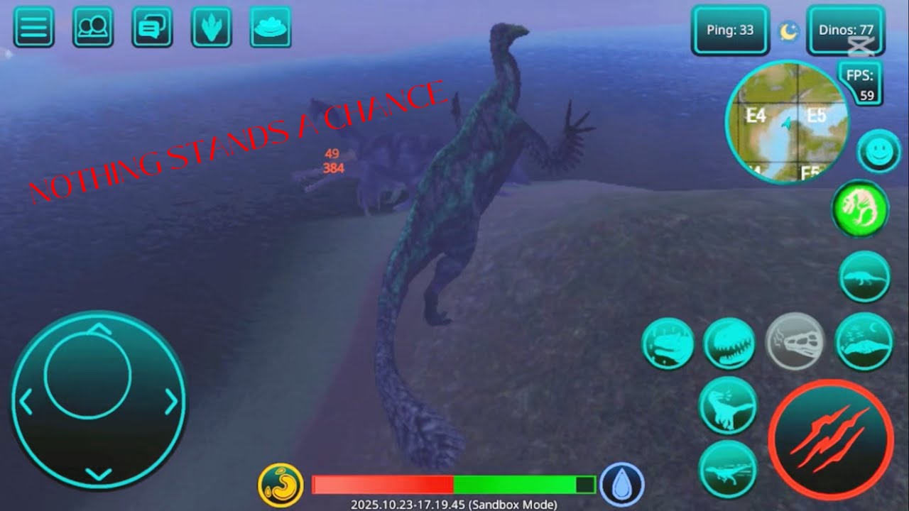 The MONSTER DUCK deleting everything in seconds!! | deinocheirus gameplay 