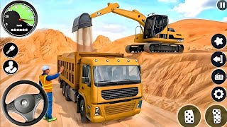 👷City Road Construction Simulator 3D 🚧 | Heavy Excavator & Truck - Android Gameplay screenshot 1
