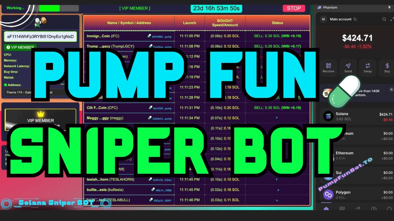 Solana Sniper Bot Execution Grid | Pump Fun MEV Signal Precision
