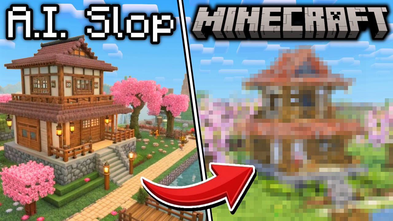 Can I Build 5 Awful A.I. Minecraft Houses?