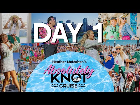 Let the Fun Begin! | Heather McMahan's Absolutely Knot Cruise | Day 1 VLOG
