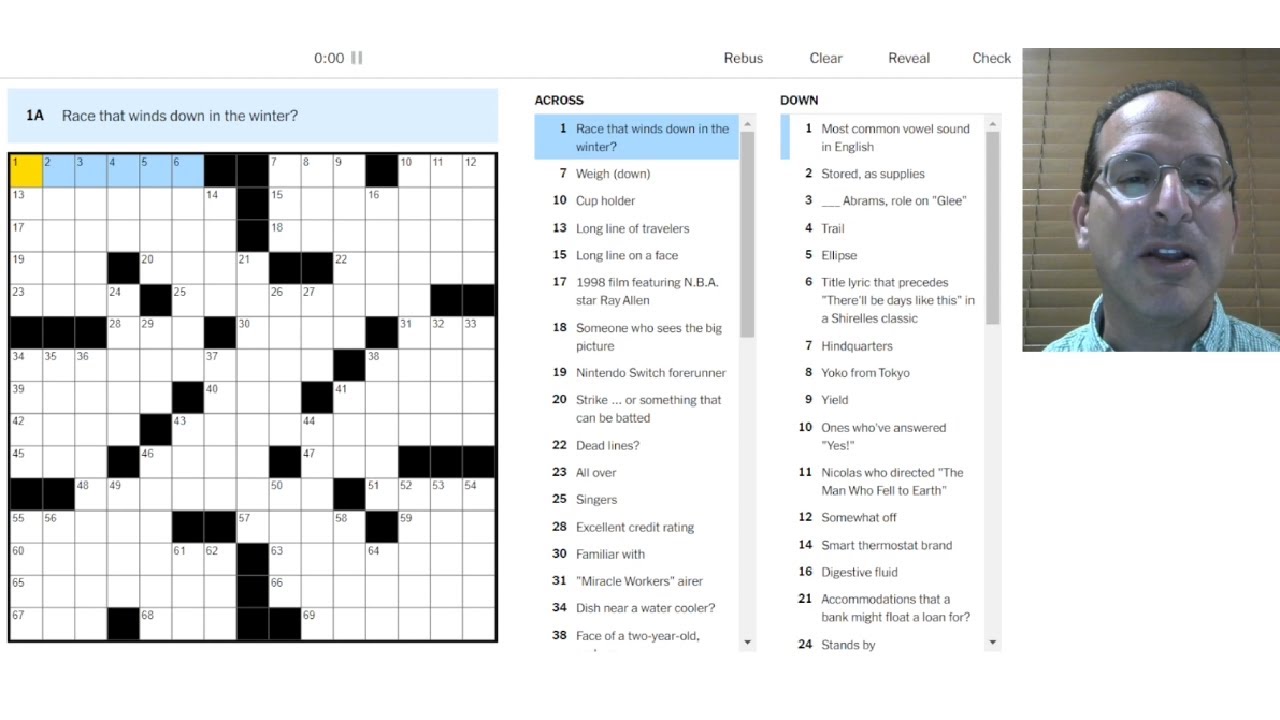 It's all in your head 🧠 Solving the Thursday New York Times Crossword