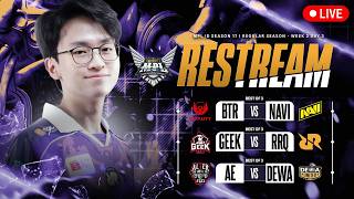 RESTREAM MPL ID WEEK 3 DAY 3 | RRQ VS GEEK!