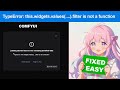 ComfyUI error/failure loading workflow fix - TypeError: this.widgets.values