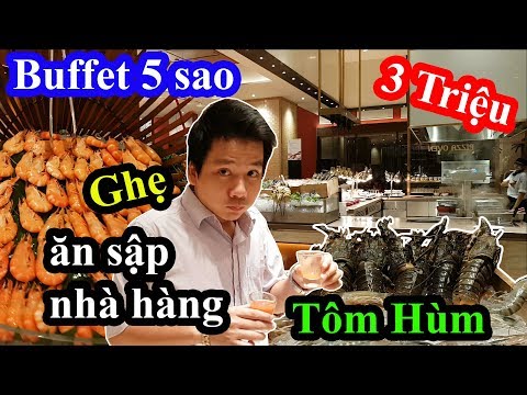 Video Thanh niên hai lúa vào buffet 5 sao học làm sang ăn... - youtube