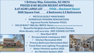 1 Brittany Way columbia, SC 29212 walkthrough 
