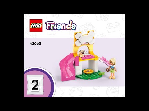 LEGO 42665 Instructions | Friends | Puppy Playground | Book 2: Slide | Pets