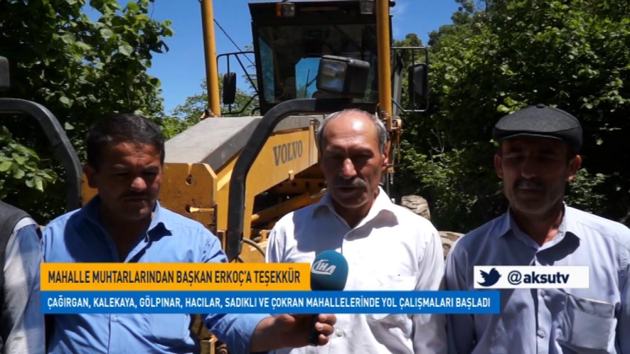 Mahalle Muhtarlarından Teşekkür