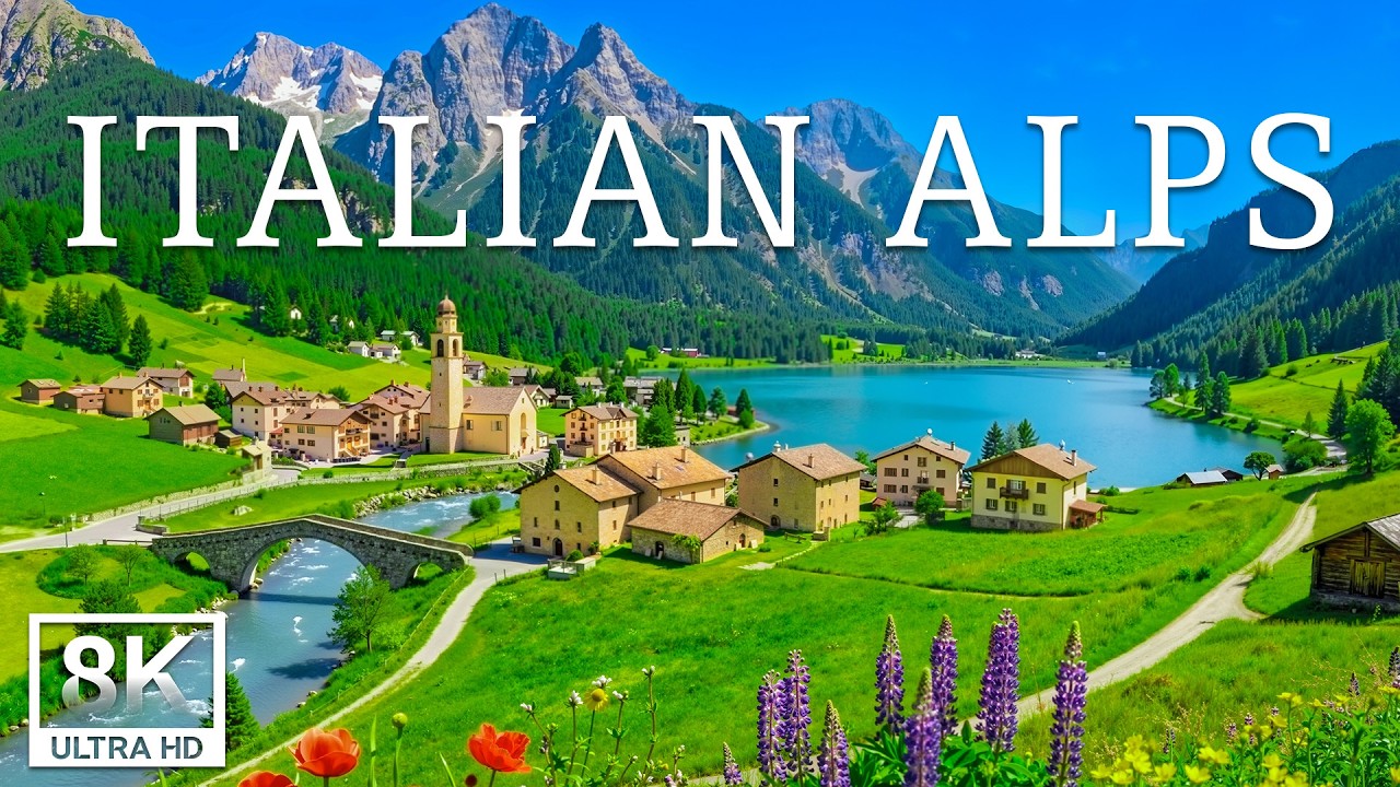 Italian Alps 8K | Majestic Peaks, Crystal Lakes & Timeless Italian Alpine Beauty