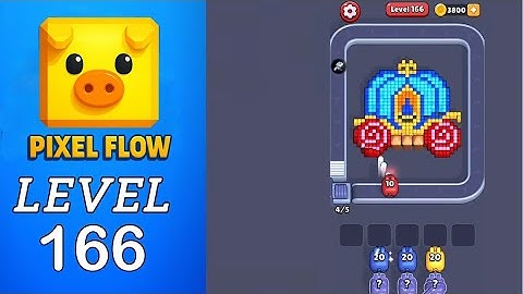 Pixel Flow Level 166 Walkthrough