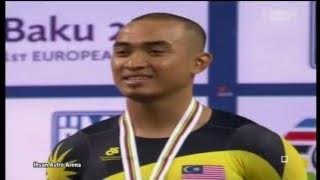 AzizuzlHasni In Action Men's Keirin Final 2015 UCI Trek Cycling World Championship France