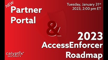 Calyptix Webinar - Partner Portal and 2023 Roadmap