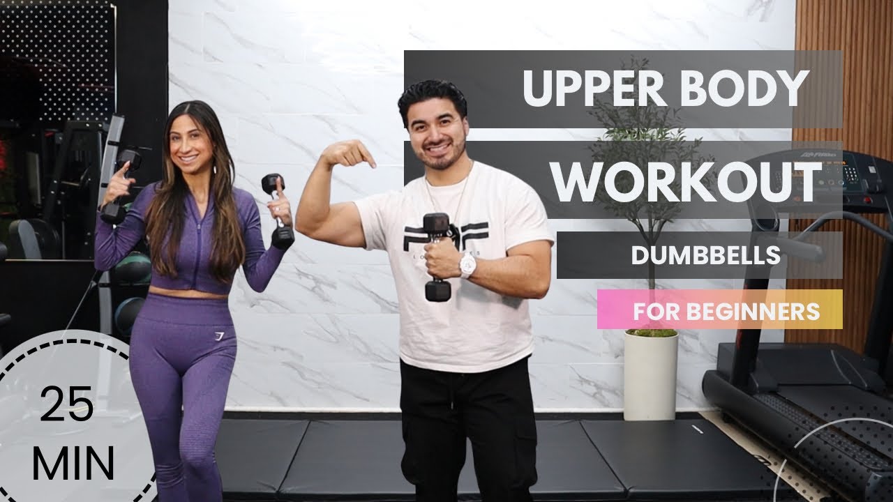 Dumbbell Home Workout to Burn Fat & Build Muscle (30 Minutes)