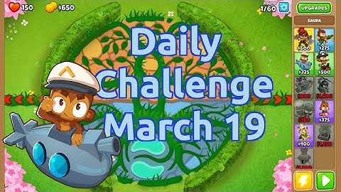 BTD6 Daily Challenge | Suppressing Fire | No Hero | No MK | March 19