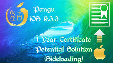iOS 9.3.3 Jailbreak - (Potential Solution To Install 1 Year Enterprise Certificate) (XCode)