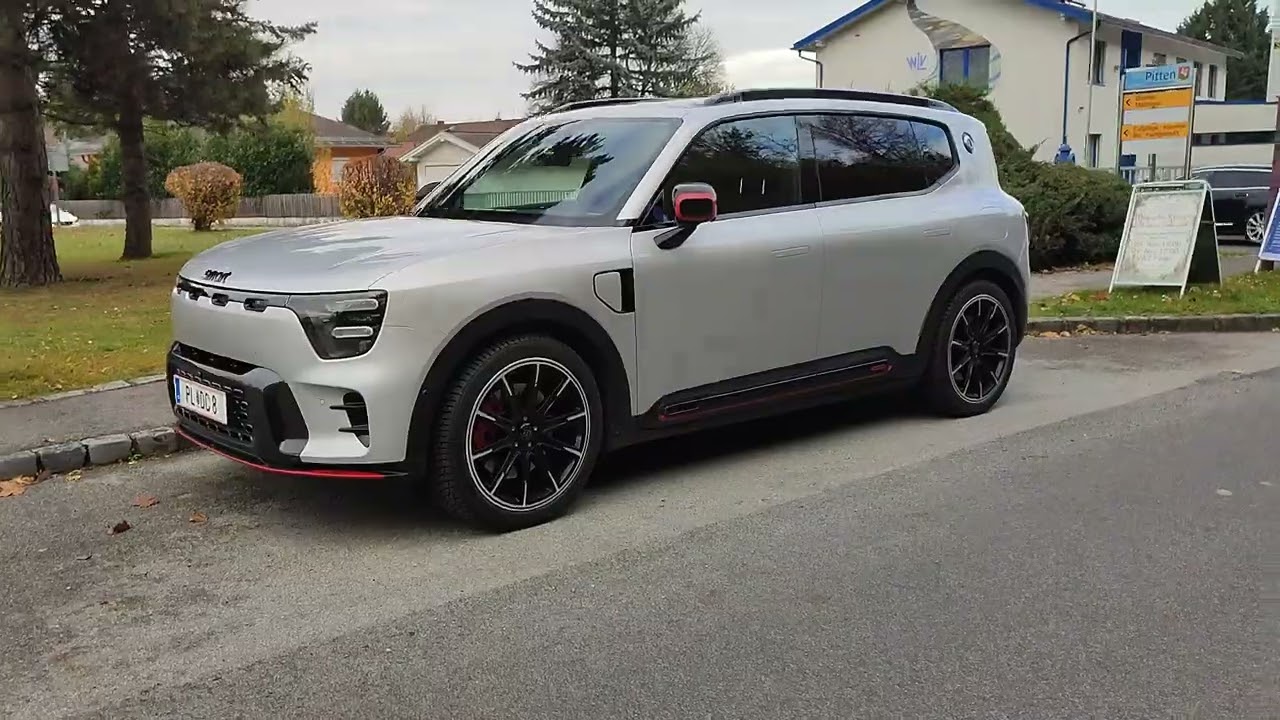 Smart #5 Brabus Deutschland & China Joint Venture Mercedes-Benz und Geely SUV Reviews Test Exterieur