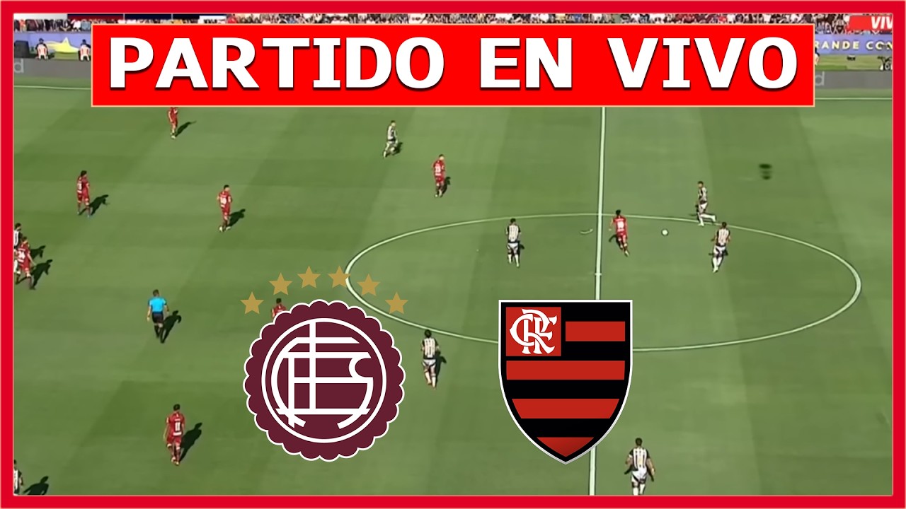 ✅ LANUS vs FLAMENGO EN VIVO 🏆 FINAL RECOPA SUDAMERICANA IDA | LA SECTA DEPORTIVA