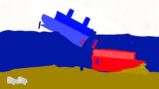 Fictional Ships sinking