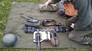 Wehrmacht field gear and Anzugarten. Complete set up, instructions and what to keep in mind